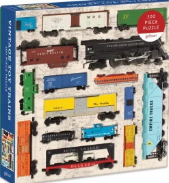 Galison - Vintage Toy Trains - 300 Piece Jigsaw Puzzle Fashion