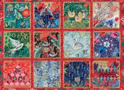 Gibsons - 12 Days of Christmas - 1000 Piece Jigsaw Puzzle Online