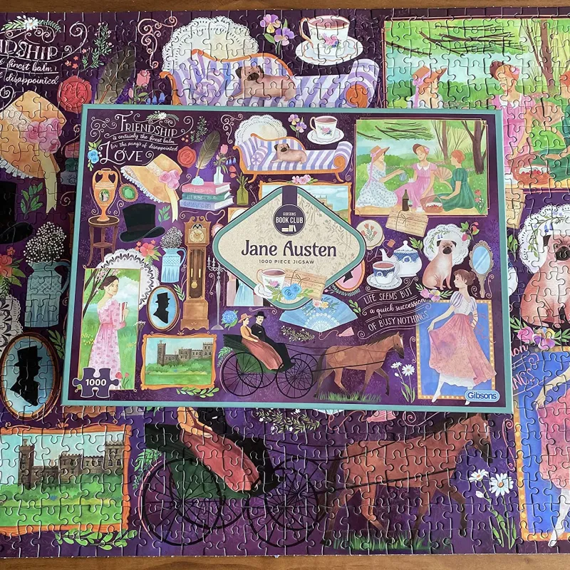 Gibsons - Jane Austen - Book Club - 1000 Piece Jigsaw Puzzle Discount