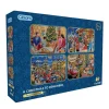 Gibsons - A Christmas to Remember - x4 x 500 Piece Jigsaw Puzzles Online