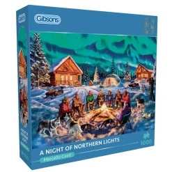 Gibsons - A Night of Northern Lights - 1000 Piece Jigsaw Puzzle Discount
