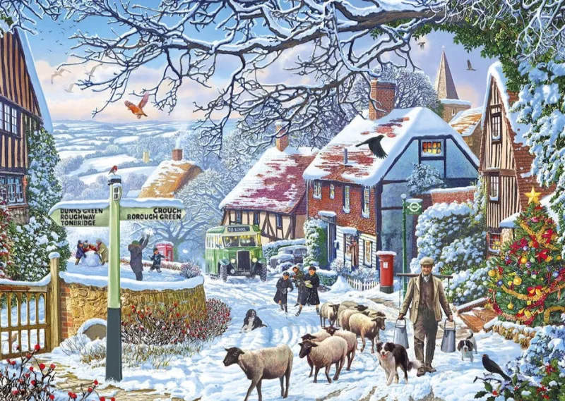 Gibsons - A Winter Stroll - 1000 Piece Jigsaw Puzzle Discount