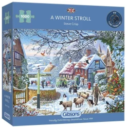 Gibsons - A Winter Stroll - 1000 Piece Jigsaw Puzzle Discount