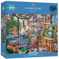 Gibsons - A Work of Art - 1000 Piece Jigsaw Puzzle Discount