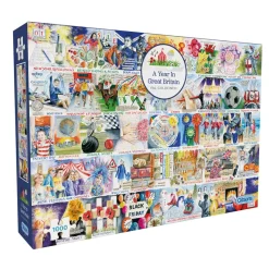 Gibsons - A Year in Great Britain - 1000 Piece Jigsaw Puzzle Discount