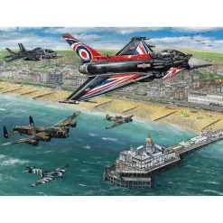 Gibsons - Airshow over Eastbourne - 1000 Piece Jigsaw Puzzle Discount