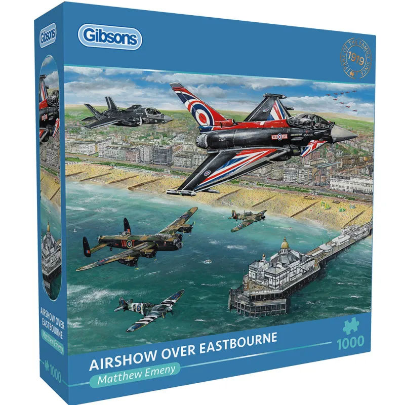 Gibsons - Airshow over Eastbourne - 1000 Piece Jigsaw Puzzle Discount