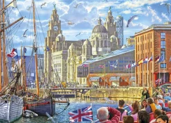 Gibsons - Albert Dock, Liverpool - 1000 Piece Jigsaw Puzzle Online