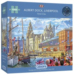 Gibsons - Albert Dock, Liverpool - 1000 Piece Jigsaw Puzzle Online