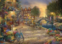 Gibsons - Amsterdam Café - 1000 Piece Jigsaw Puzzle New