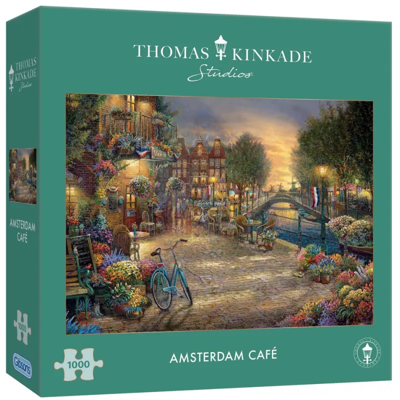 Gibsons - Amsterdam Café - 1000 Piece Jigsaw Puzzle New
