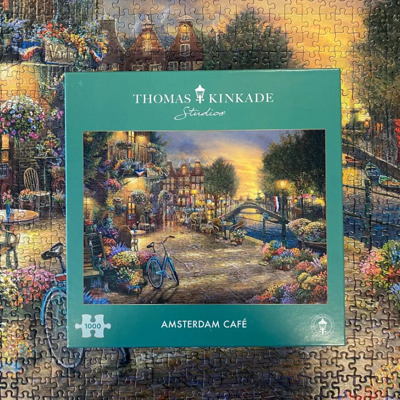 Gibsons - Amsterdam Café - 1000 Piece Jigsaw Puzzle New