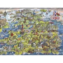 Gibsons - Beautiful Britain - 1000 Piece Jigsaw Puzzle Best