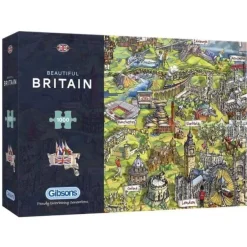 Gibsons - Beautiful Britain - 1000 Piece Jigsaw Puzzle Best
