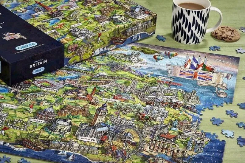 Gibsons - Beautiful Britain - 1000 Piece Jigsaw Puzzle Best