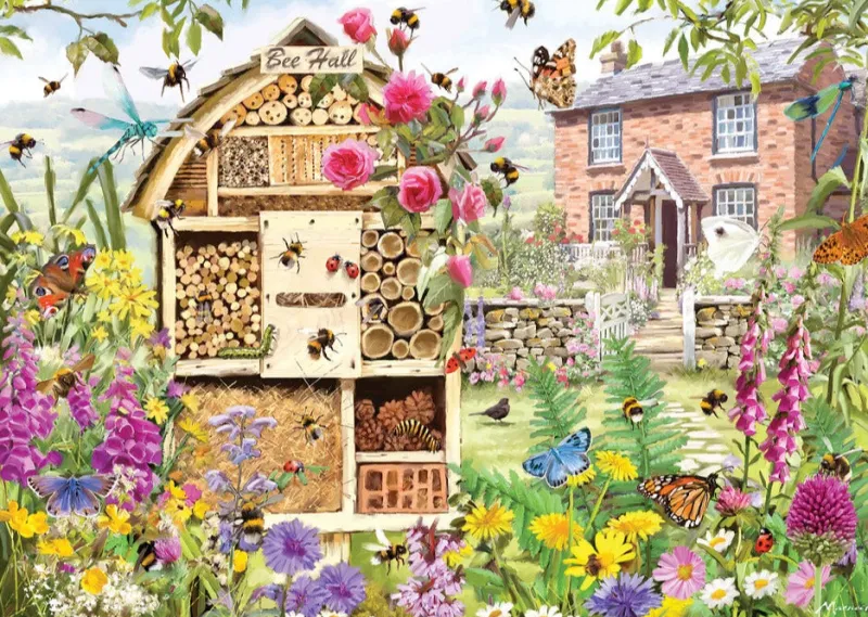 Gibsons - Bee Hall - 1000 Piece Jigsaw Puzzle New