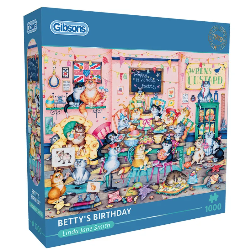 Gibsons - Betty's Birthday - 1000 Piece Jigsaw Puzzle Online