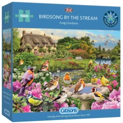 Gibsons - Birdsong by the Stream - 1000 Piece Jigsaw Puzzle Discount