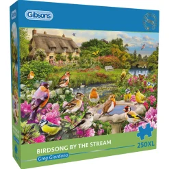 Gibsons - Birdsong by the Stream - 250 XL Piece Jigsaw Puzzle Discount