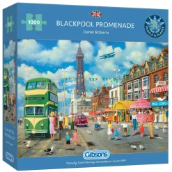 Gibsons - Blackpool Promenade - 1000 Piece Jigsaw Puzzle Sale