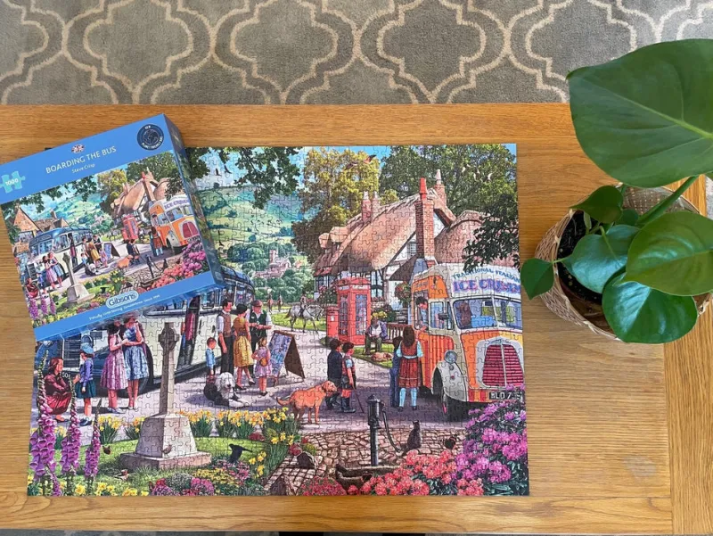 Gibsons - Boarding the Bus - 1000 Piece Jigsaw Puzzle New