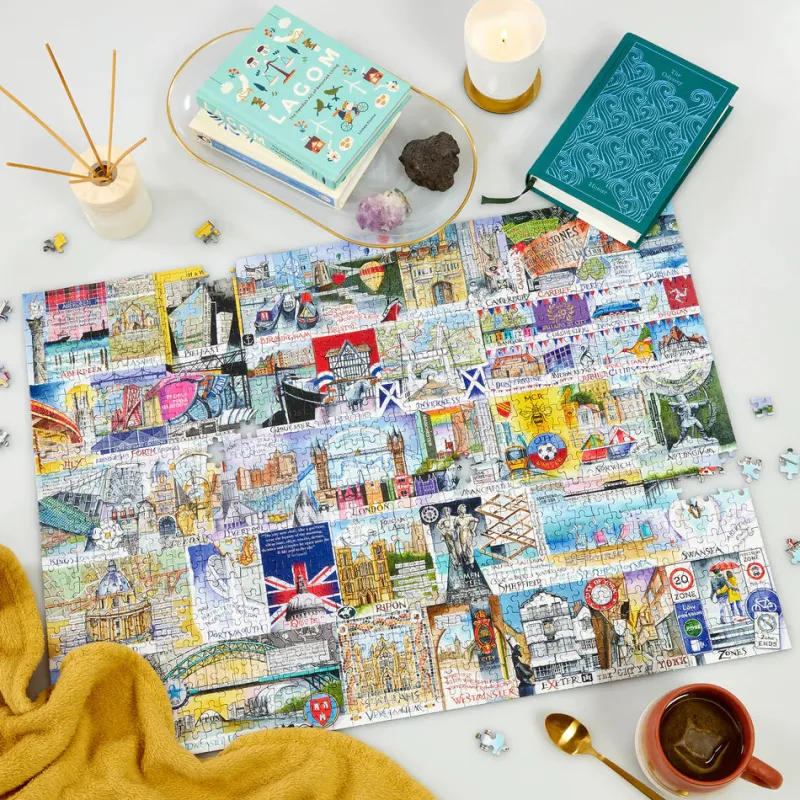 Gibsons - Bright Lights & Big Cities - 1000 Piece Jigsaw Puzzle Fashion