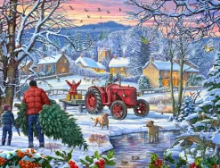 Gibsons - Bringing Home the Tree - 1000 Piece Jigsaw Puzzle Sale