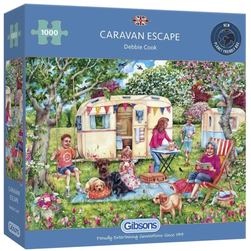 Gibsons - Caravan Escape - 1000 Piece Jigsaw Puzzle Sale