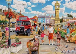 Gibsons - Clocktower Market - 1000 Piece Jigsaw Puzzle Discount