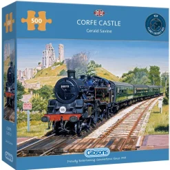 Gibsons - Corfe Castle - 500 Piece Jigsaw Puzzle Outlet