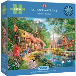 Gibsons - Cottageway Lane - 250 Piece Jigsaw Puzzle Fashion