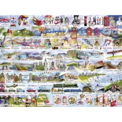 Gibsons - Cream Teas & Queuing - 1000 Piece Jigsaw Puzzle Hot