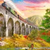Gibsons - Crossing Glenfinnan Viaduct - 1000 Piece Jigsaw Puzzle Discount