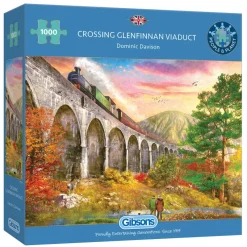 Gibsons - Crossing Glenfinnan Viaduct - 1000 Piece Jigsaw Puzzle Discount