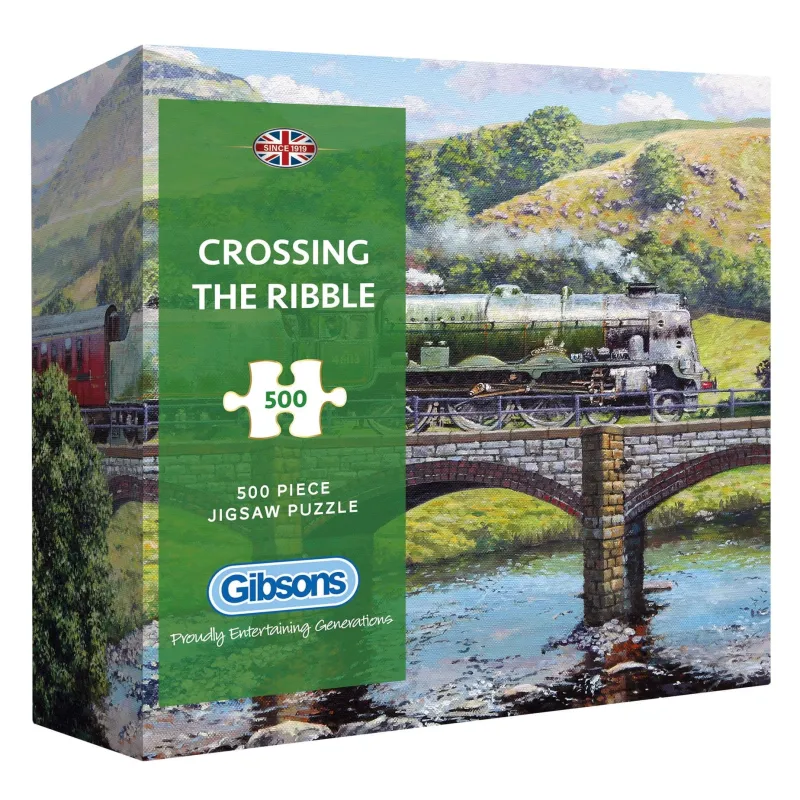 Gibsons - Crossing the Ribble - 500 Piece Jigsaw Puzzle Discount