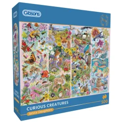 Gibsons - Curious Creatures - 500 Piece Jigsaw Puzzle Online