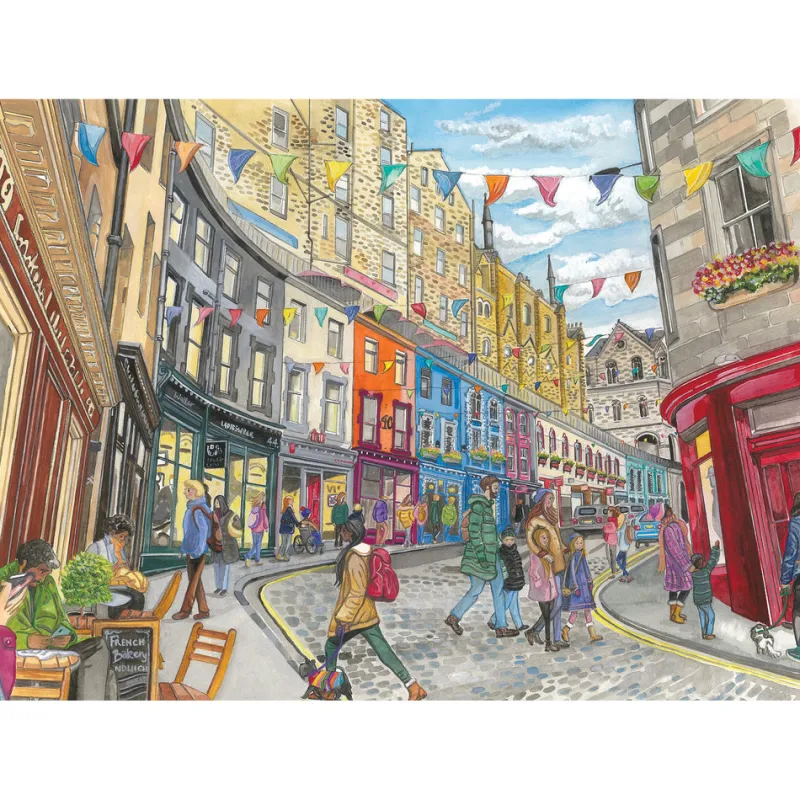 Gibsons - Edinburgh - 2 X 500 Piece Jigsaw Puzzle Best