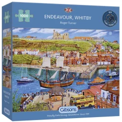 Gibsons - Endeavour Whitby - 1000 Piece Jigsaw Puzzle Discount