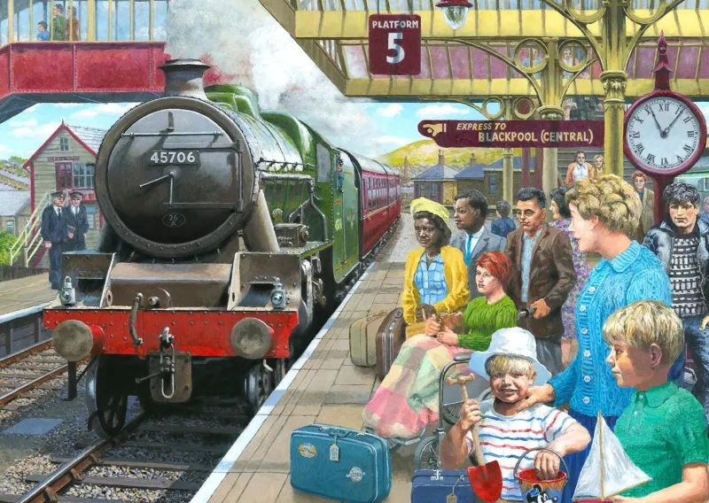 Gibsons - Express to Blackpool - 1000 Piece Jigsaw Puzzle New