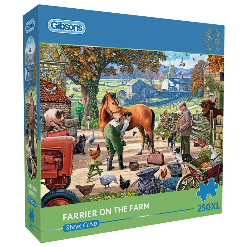 Gibsons - Farrier on the Farm - 250 XL Piece Jigsaw Puzzle Discount