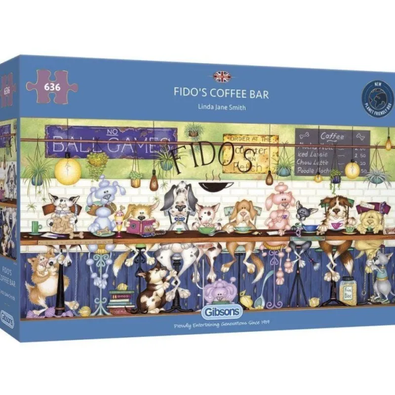 Gibsons - Fido's Coffee Bar - 636 Piece Jigsaw Puzzle Sale