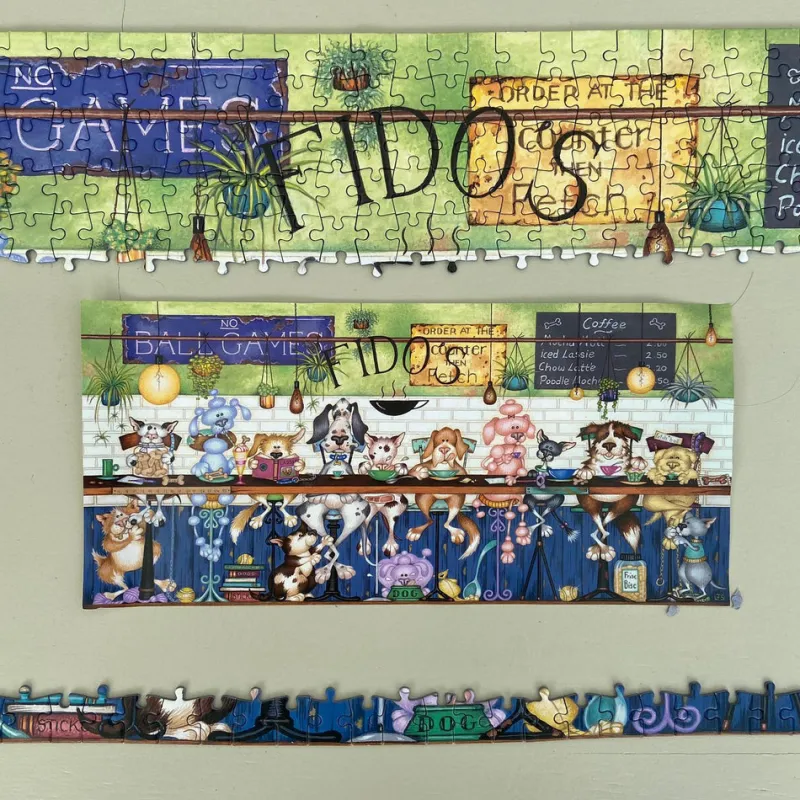 Gibsons - Fido's Coffee Bar - 636 Piece Jigsaw Puzzle Sale