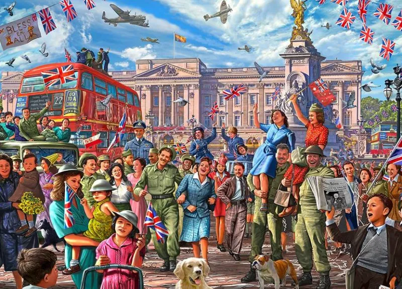 Gibsons - Final Days of War - 1000 Piece Jigsaw Puzzle New