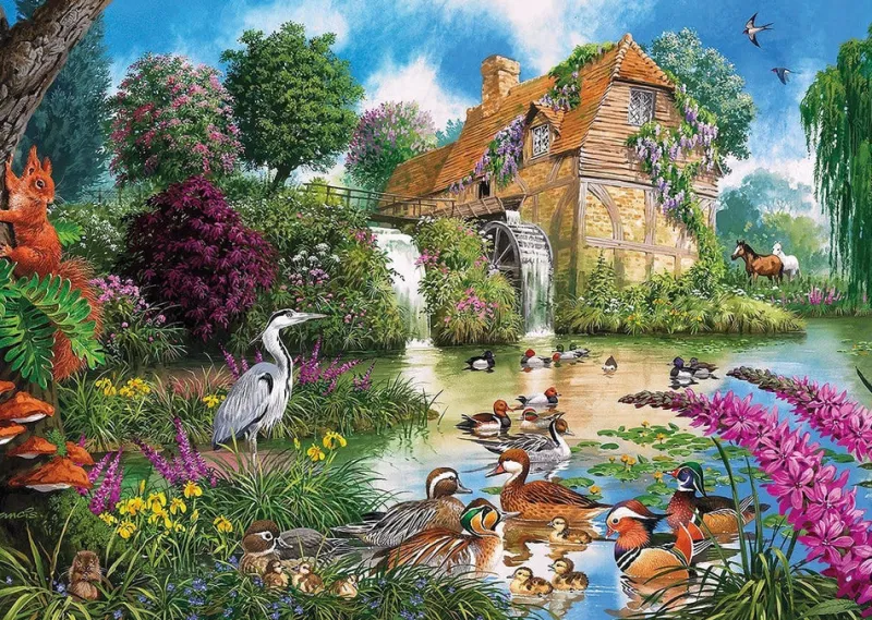 Gibsons - Flora & Fauna - 4 x 500 Piece Jigsaw Puzzles Online