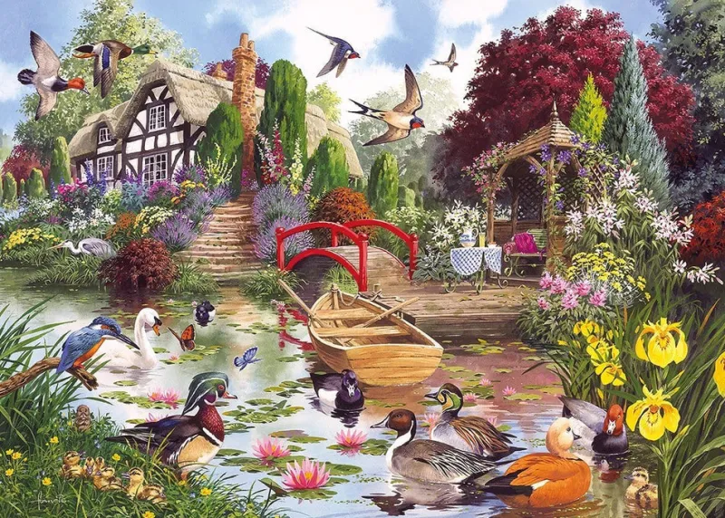 Gibsons - Flora & Fauna - 4 x 500 Piece Jigsaw Puzzles Online