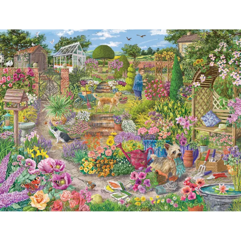 Gibsons - Garden in Bloom - 1000 Piece Jigsaw Puzzle New
