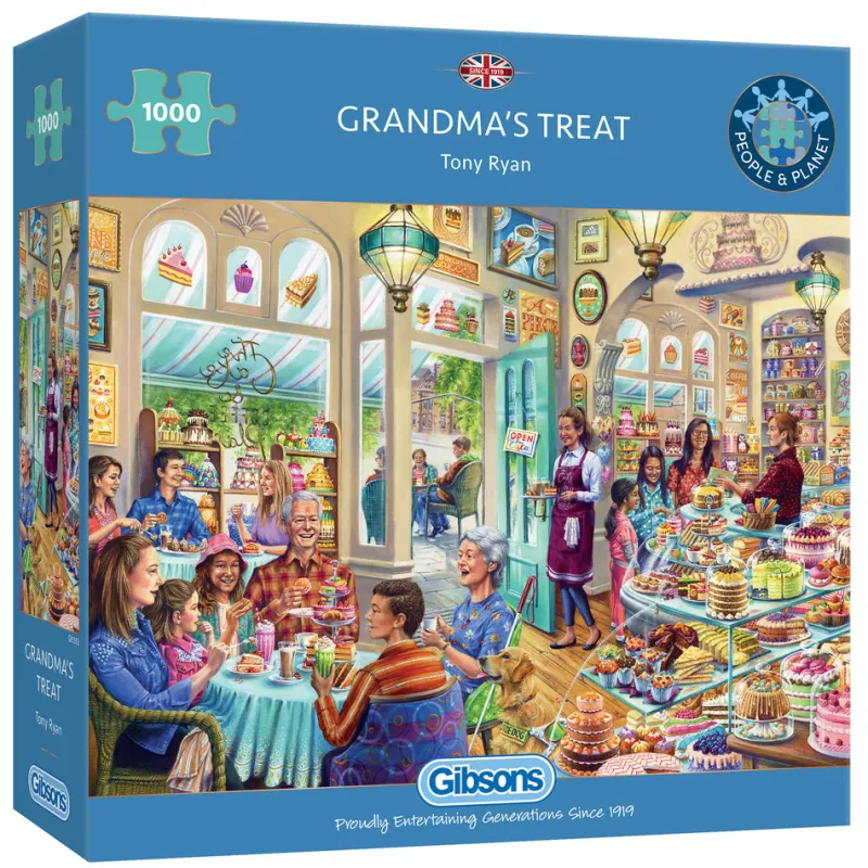 Gibsons - Grandma's Treat - 1000 Piece Jigsaw Puzzle Clearance
