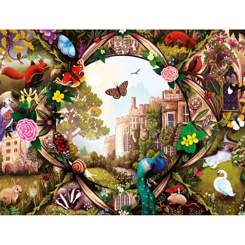 Gibsons - Haddon Hall - 1000 Piece Jigsaw Puzzle Fashion