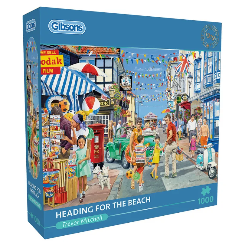 Gibsons - Heading for the Beach - 1000 Piece Jigsaw Puzzle Hot