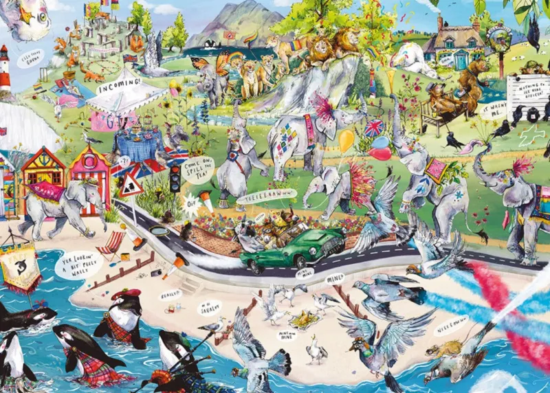 Gibsons - Herd of Hilarity - 1000 Piece Jigsaw Puzzle New